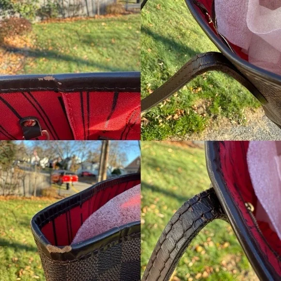 Louis vuitton neverfull MM damier ebene - Picture 8 of 17